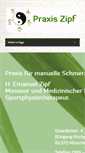 Mobile Screenshot of praxis-zipf.de